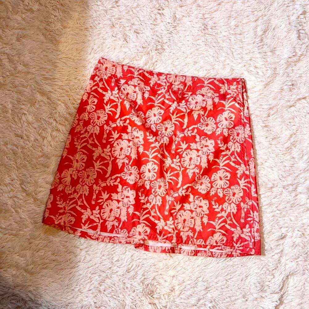 RipSkirt Hawaii Coral Hibiscus Beach Vacation Poolside Coverup Floral Wrap Skirt
